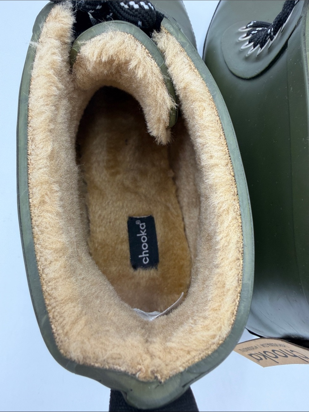 Chooka Redmond Hiker Boot Olive Women's Size 10 Medium - Picture 4 of 9